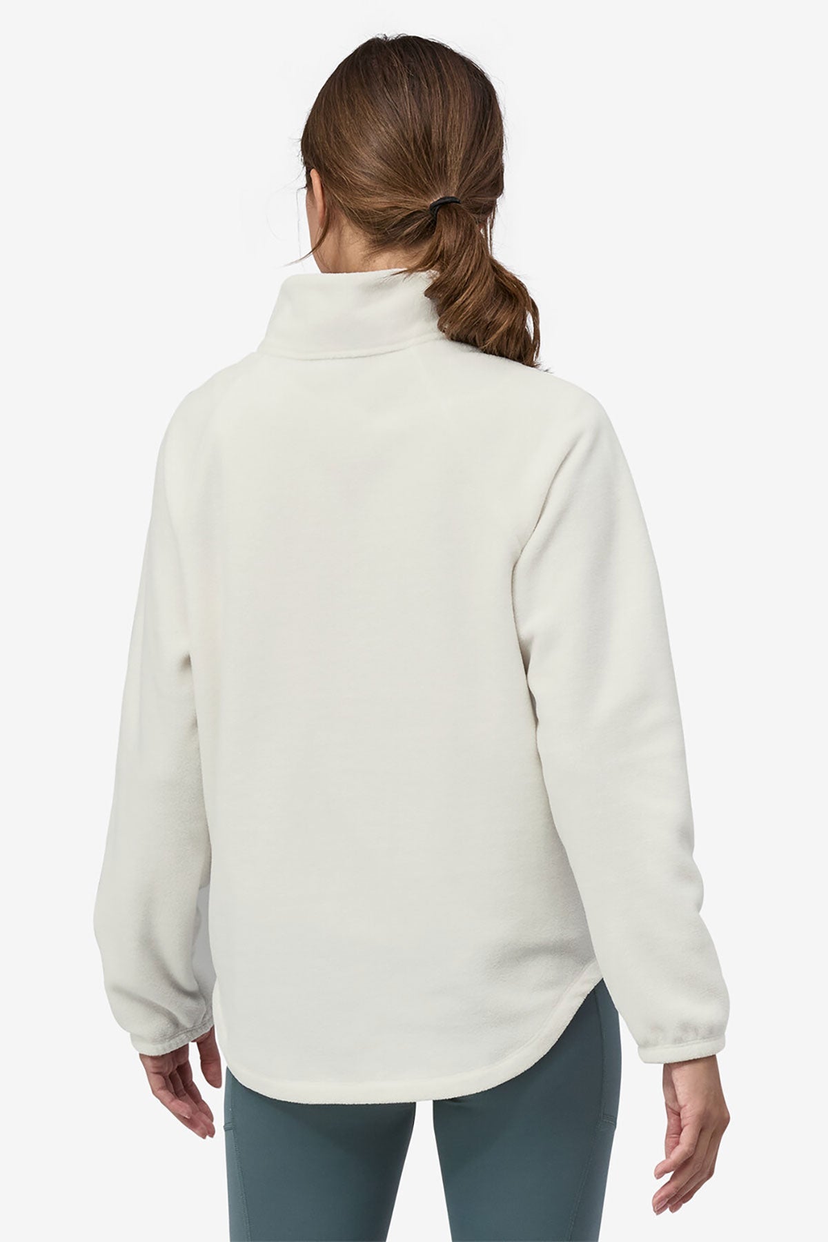 Patagonia Womens Classic Microdini Custom Jackets, Birch White [Calvada Surveying Inc]