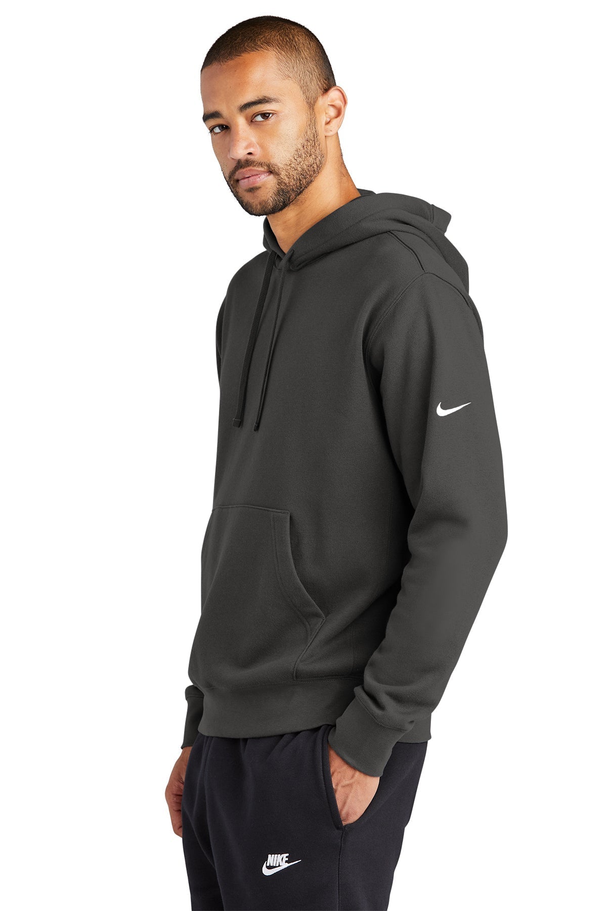Nike Club Swoosh Customized Hoodies, Anthracite [ACI Jet Uniforms]
