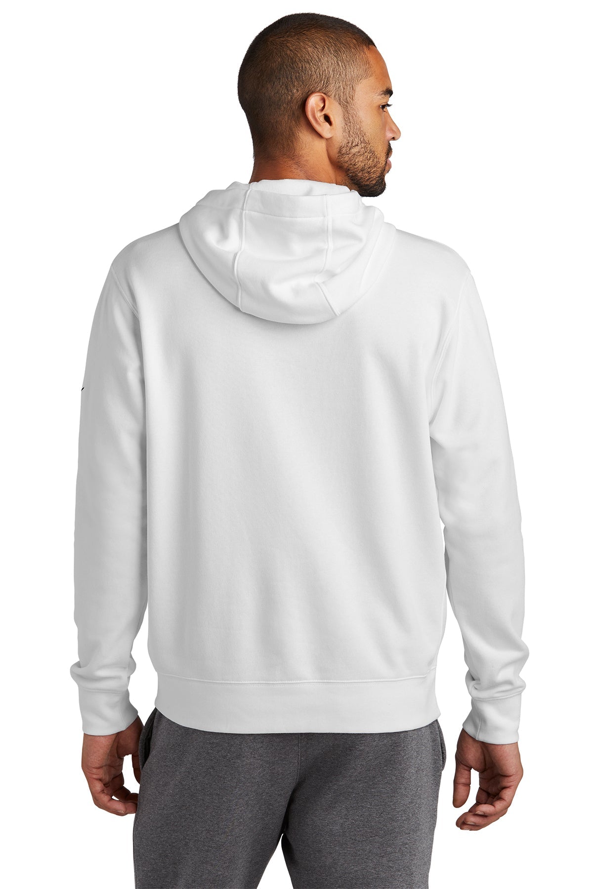 Nike Club Swoosh Customized Hoodies, White [Real8 Group]