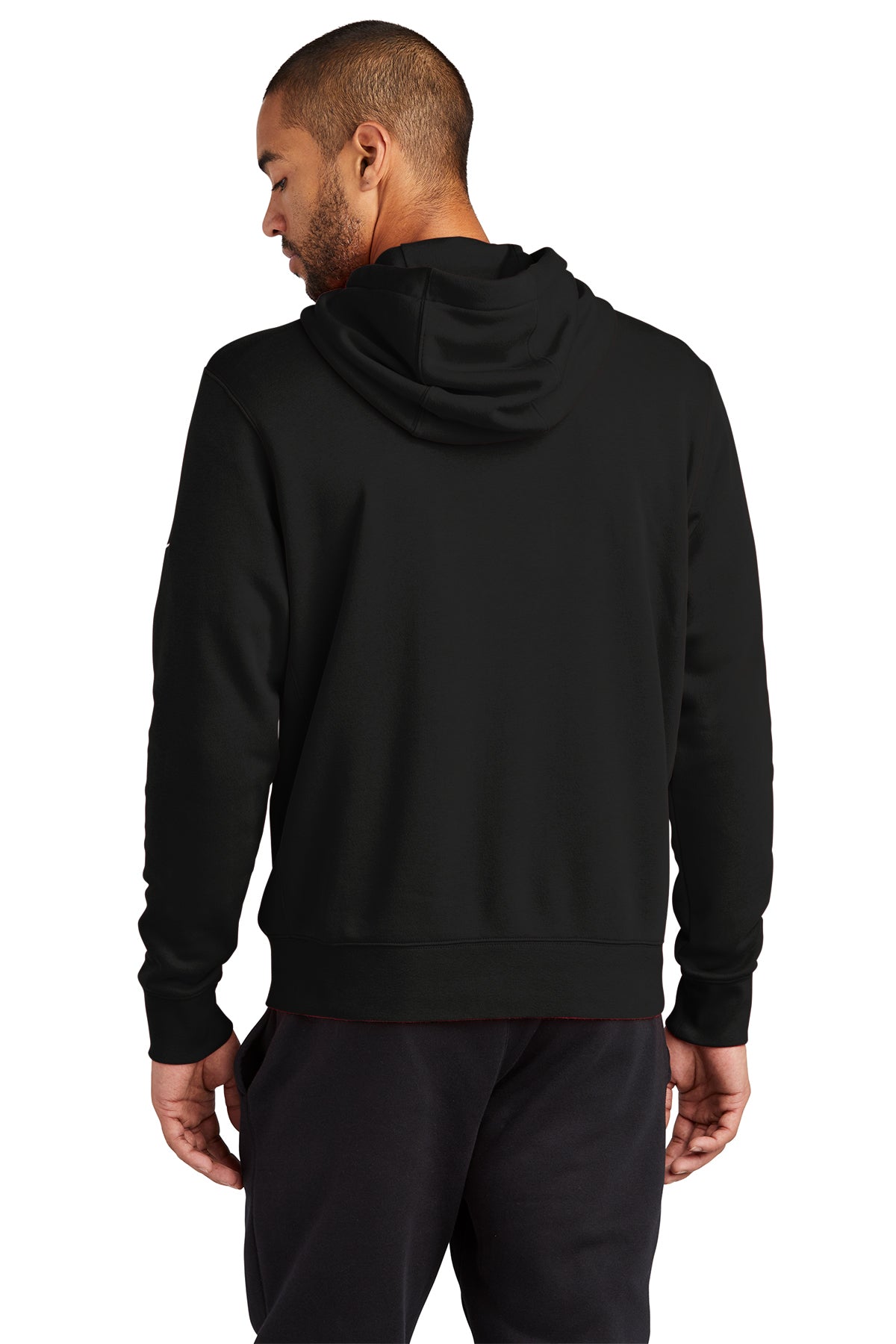 Nike Club Fleece Custom Zip Hoodies, Black [The Braff Group]