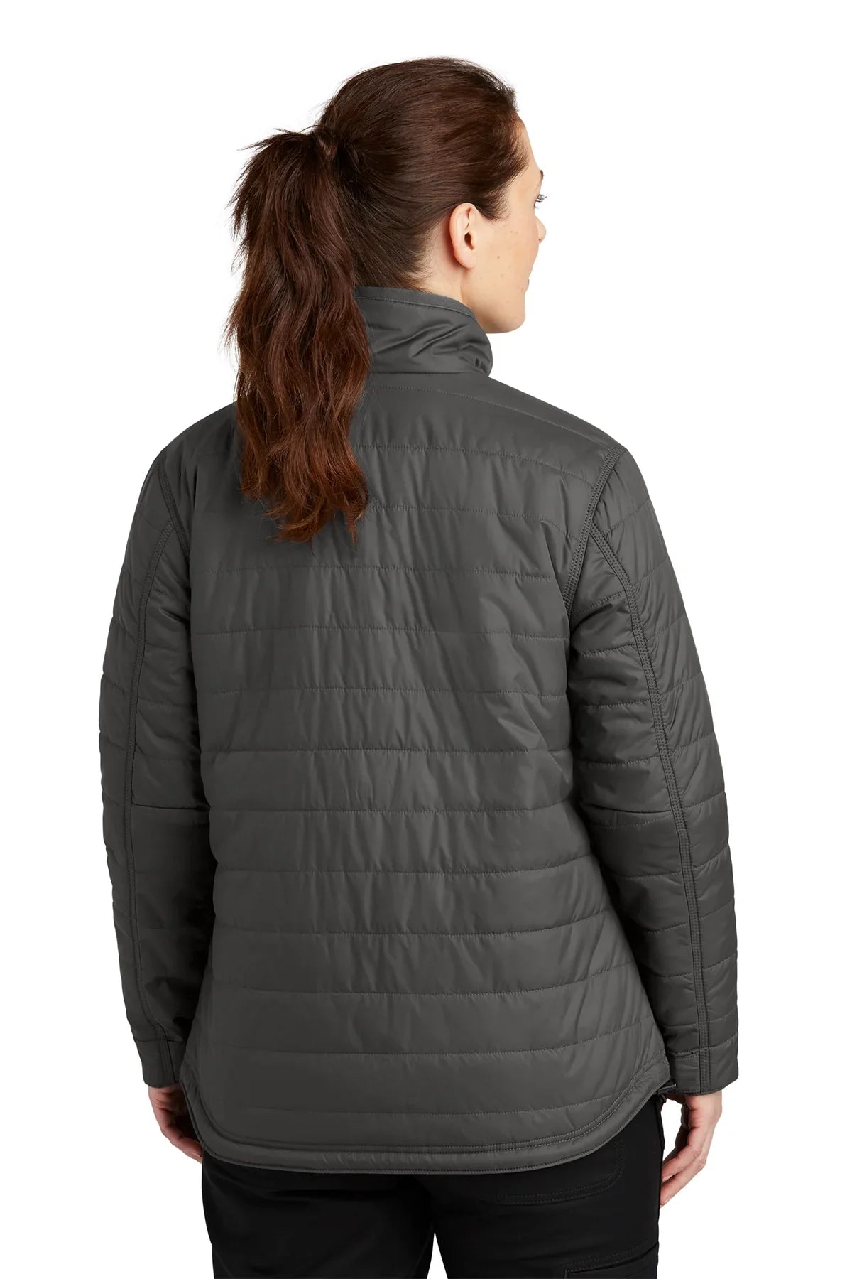 Carhartt Womens Gilliam Branded Jackets, Shadow Grey [Simple Construction]