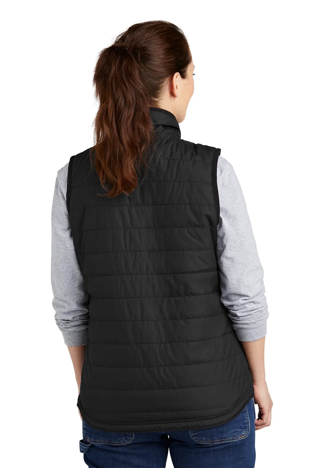 Carhartt Womens Gilliam Customized Vests, Black [Simple Construction]