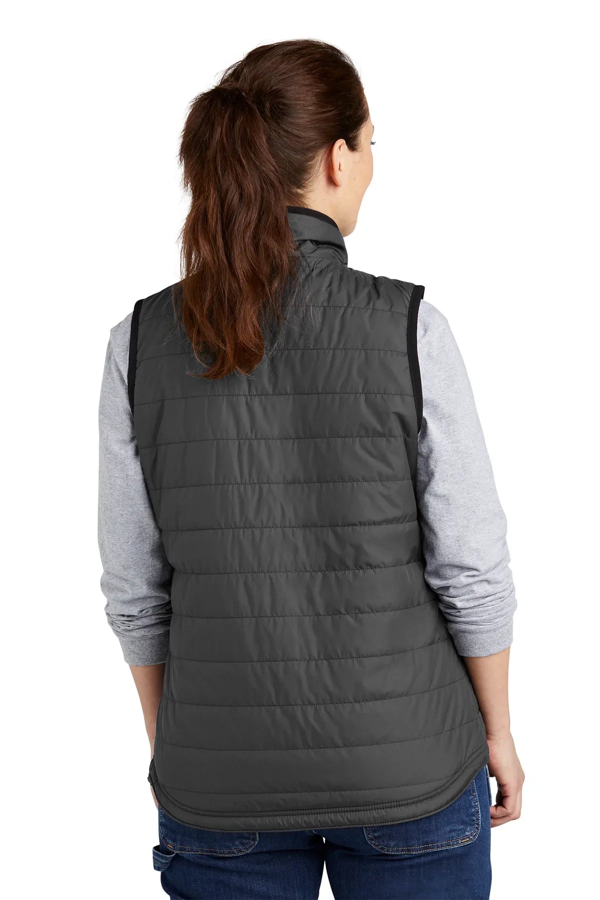 Carhartt Womens Gilliam Customized Vests, Shadow Grey [AllEarth Renewables]