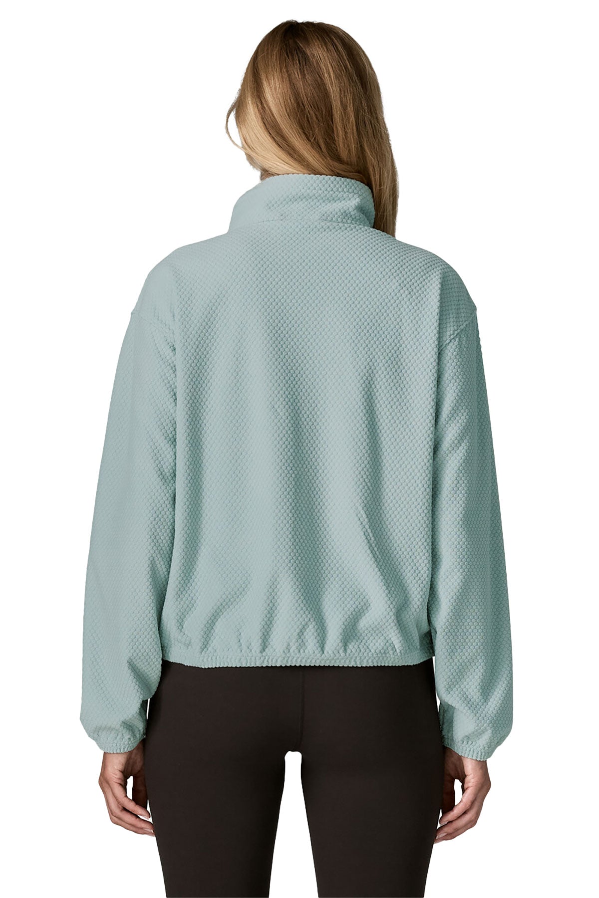 Patagonia Women's Textured Custom Fleece Quarter-Zips, Virtually Blue