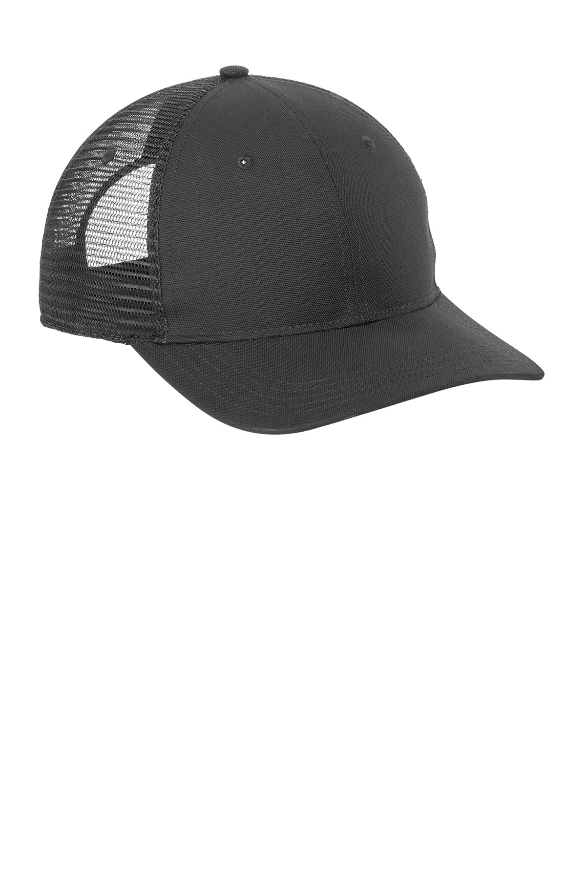 Carhartt Canvas Mesh Back Custom Caps, Shadow Grey [Solar Pile Driver]