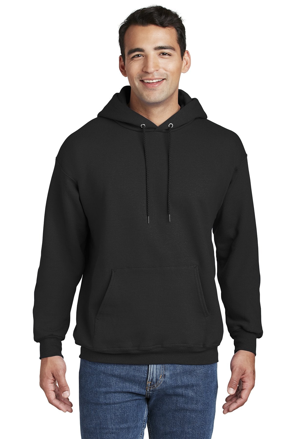 Hanes Ultimate Cotton Pullover Hooded Sweatshirt F170 Black [OSMOSIS Association]