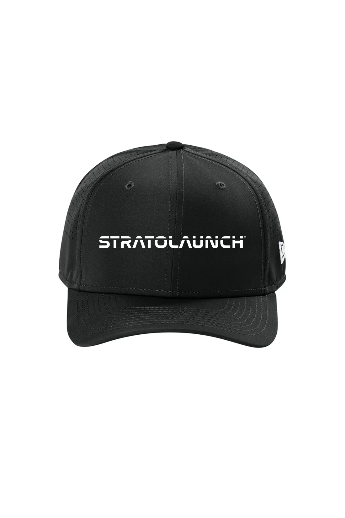 New Era 9SEVENTY Perforated Snapback Custom Caps, Black [Stratolaunch]