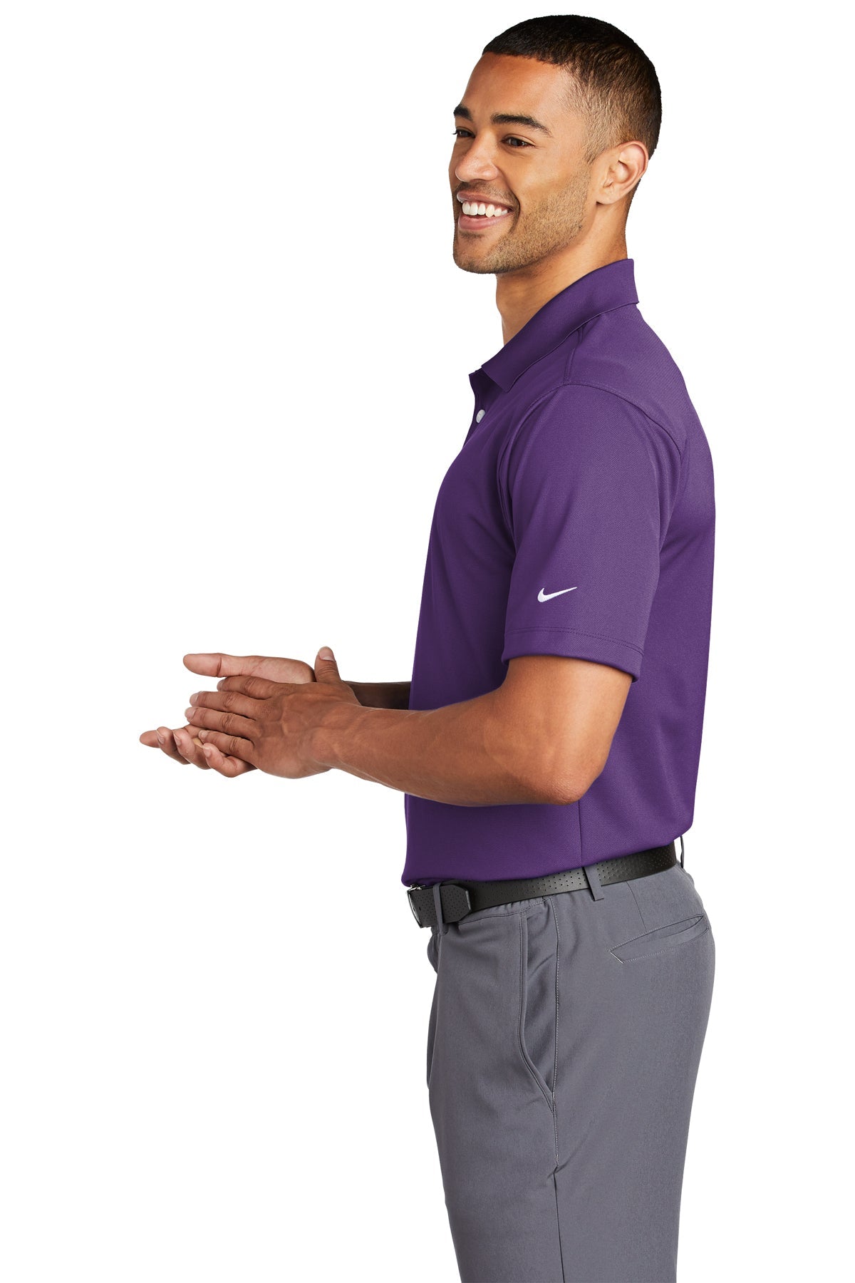 Nike Tech Basic Dri-FIT Custom Polos, Varsity Purple [PQS by Innovaccer]