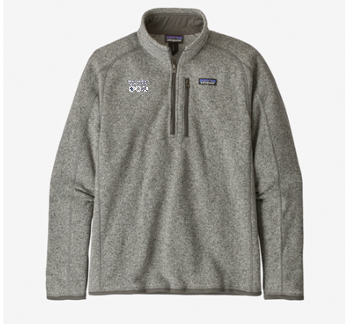 Patagonia Mens Better Sweater Quarter Zip, Stonewash [Tel Aviv University]