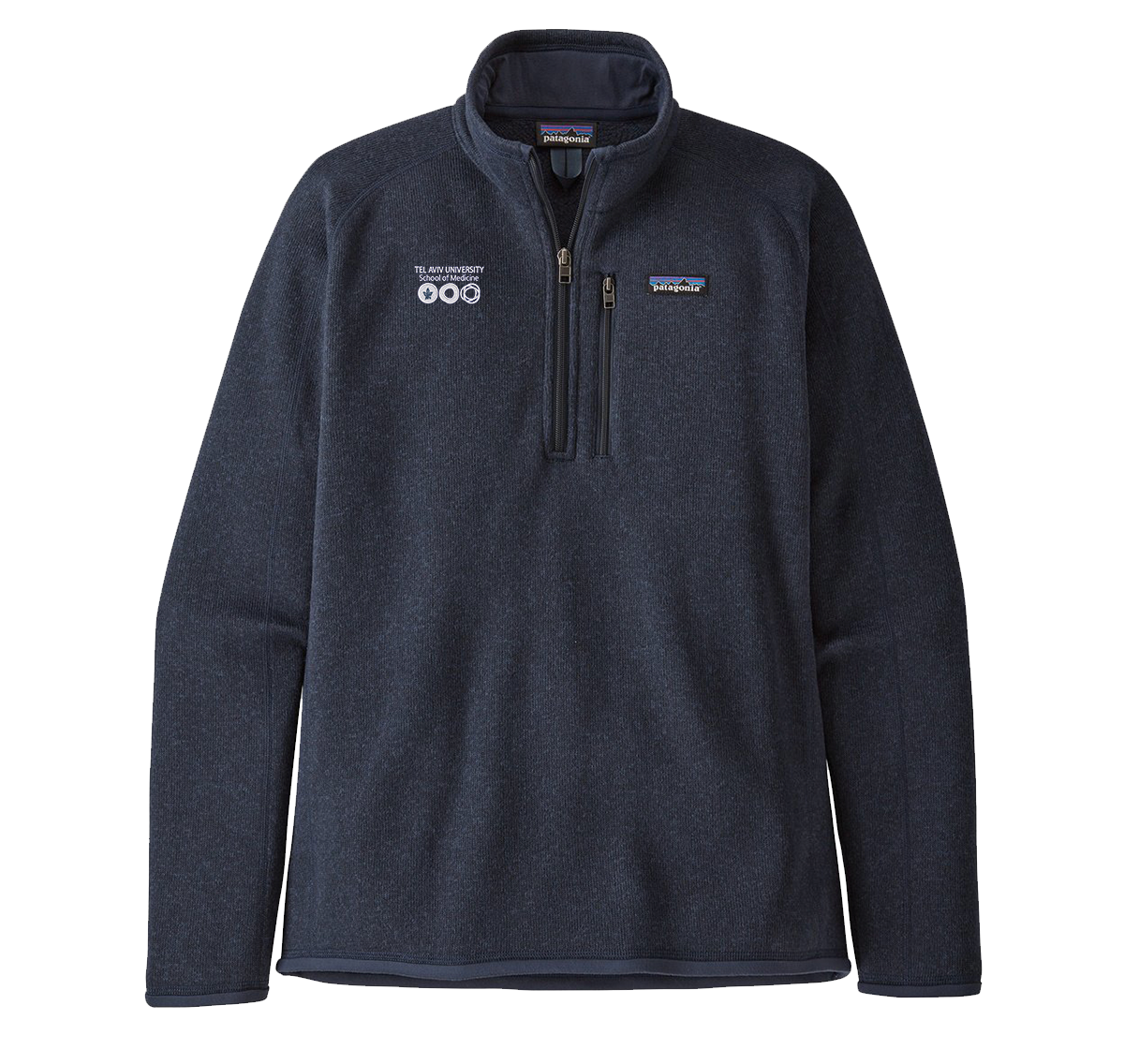 Patagonia Mens Better Sweater Quarter Zip, New Navy [Tel Aviv]