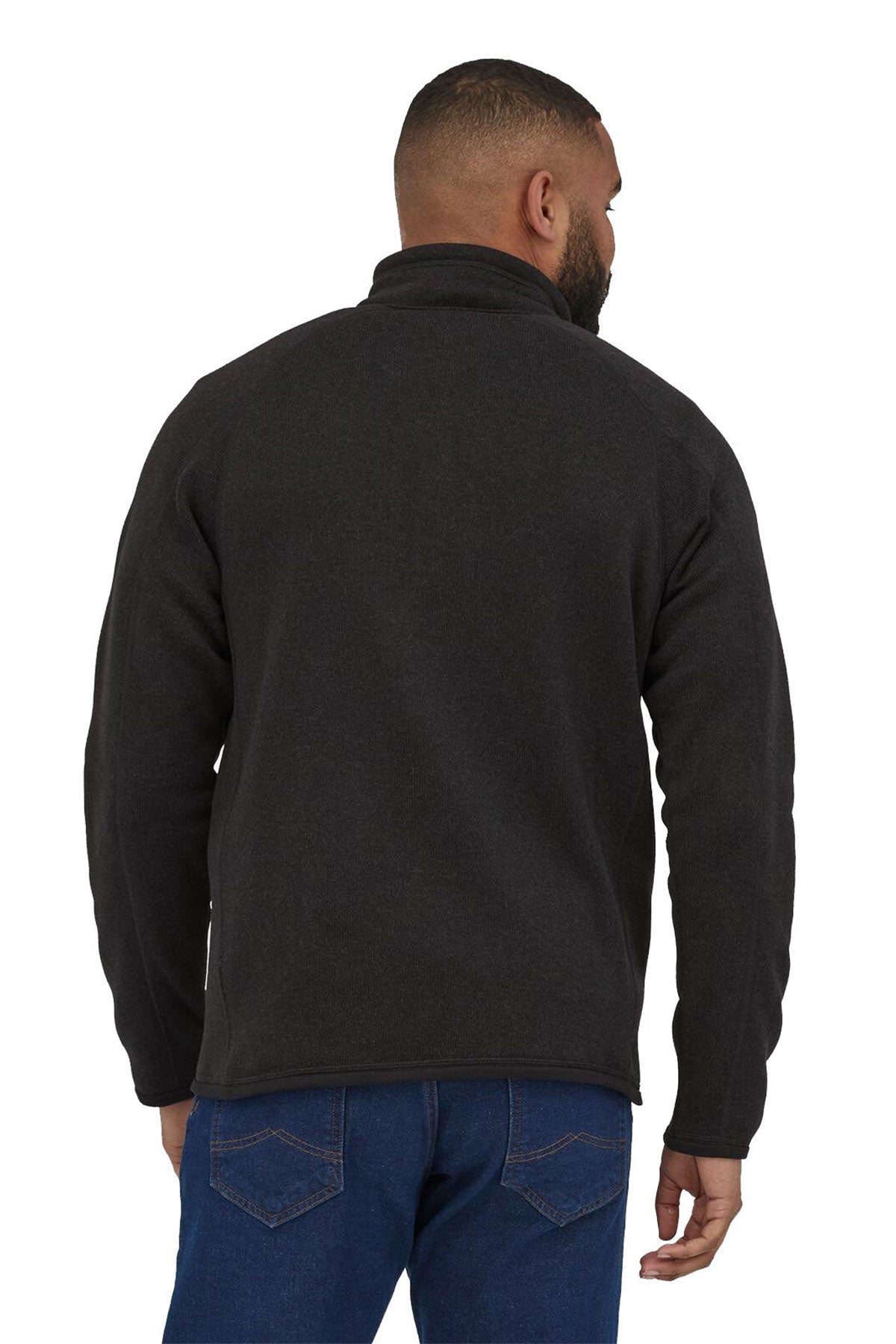 Patagonia Mens Better Sweater Custom Quarter Zips, Black [Donor Recovery Services]