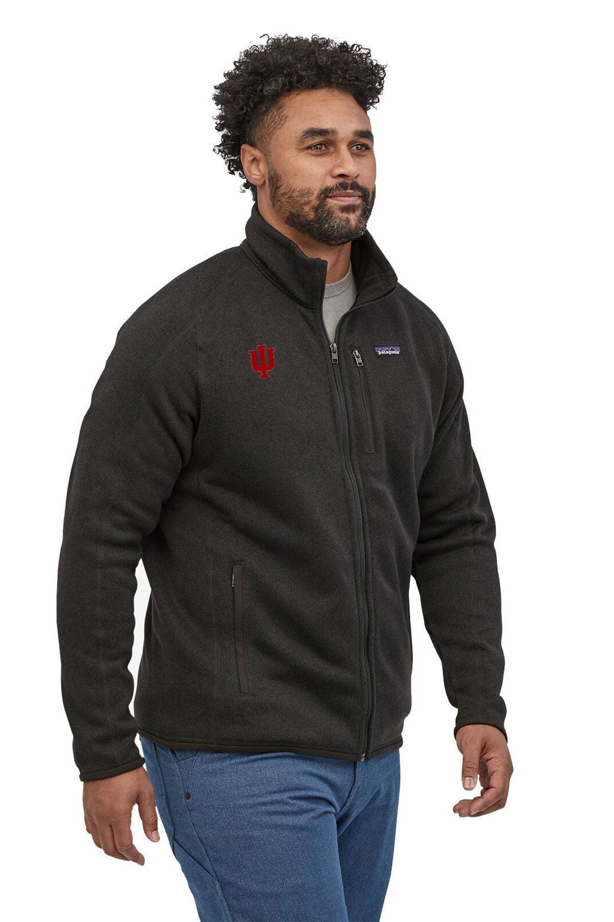 Patagonia Mens Better Sweater Custom Fleece Jackets, Black [Indiana University School of Medicine]