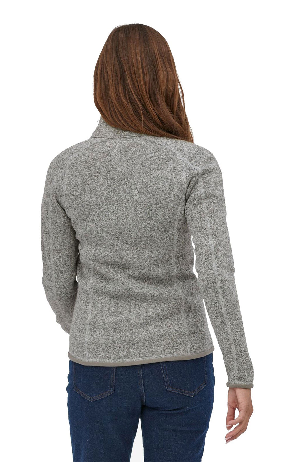 Patagonia Womens Better Sweater Fleece Custom Jackets, Birch White [Matos Builders]