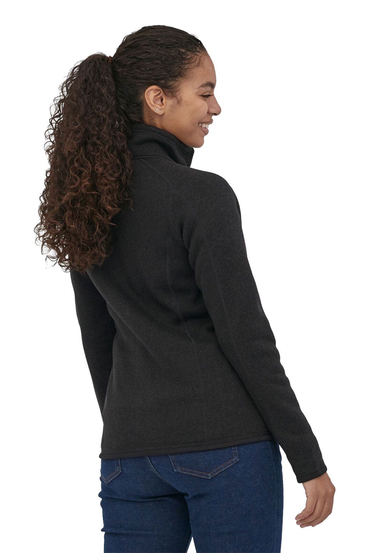 Patagonia Womens Sweater Jacket, Black [Indiana University School of Medicine]