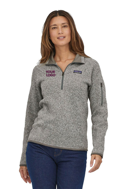 Patagonia Mens Better Sweater Custom Quarter Zips, Stonewash