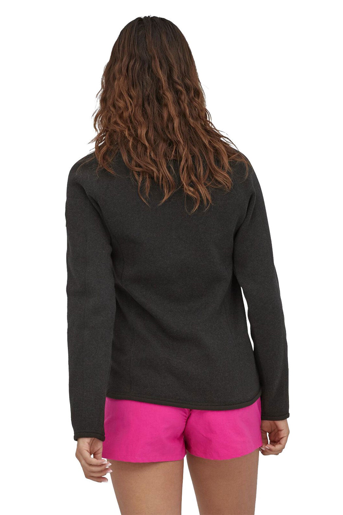 Patagonia Womens Better Sweater Custom Quarter Zips, Black [Husky Capital]