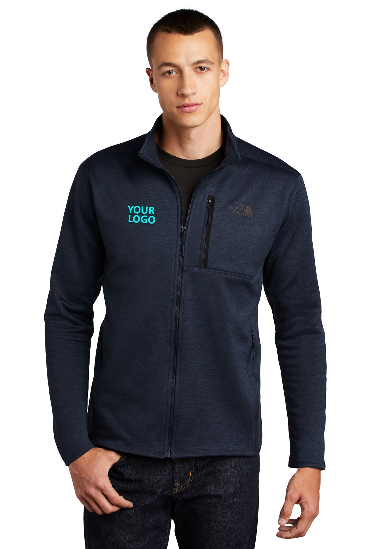 The North Face Skyline Full-Zip Fleece Jacket Urban Navy Heather [Rose Cay Maritime]