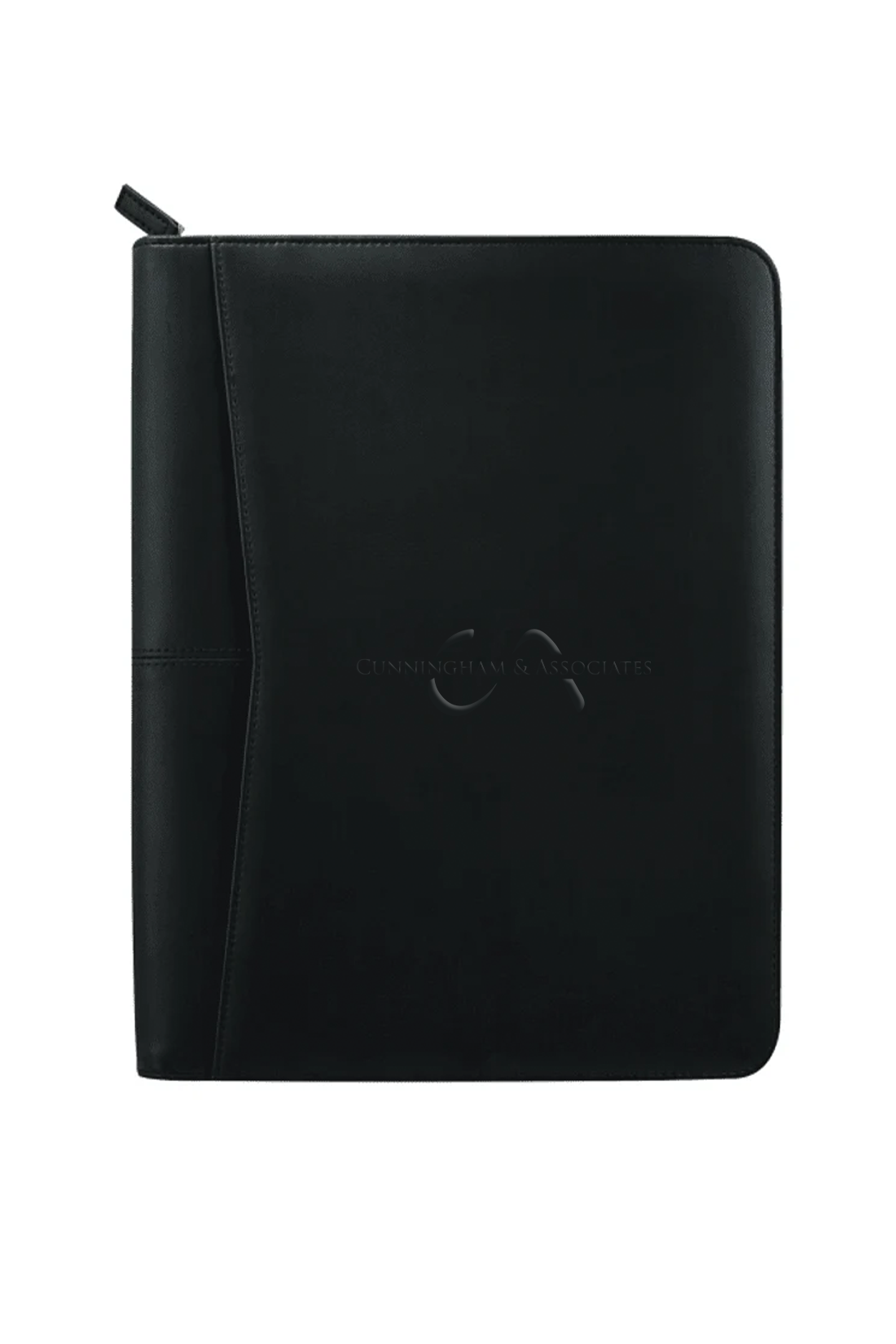 Pedova Zippered UltraHyde Padfolio, Black [Cunningham & Associates, LLC]