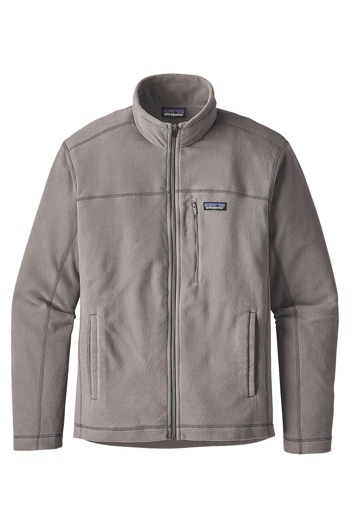 Patagonia Mens Micro D Custom Fleece Jackets, Feather Grey [PBLA Surveying INC]