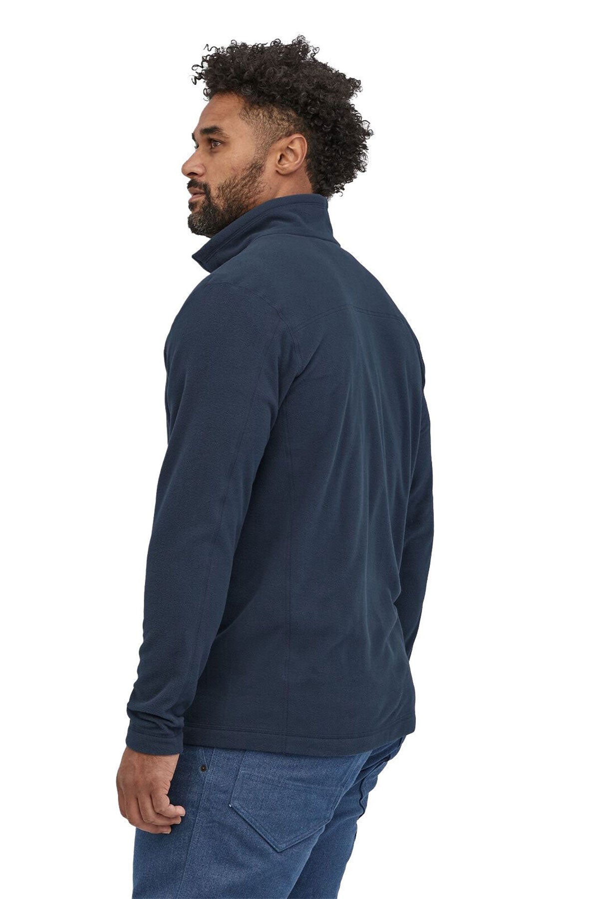 Patagonia Mens Micro D Custom Fleece Pullovers, New Navy [Maine State Credit Union]