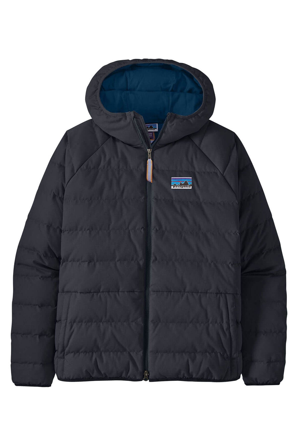 Patagonia Mens Cotton Down Custom Jackets, Pitch Blue [August Grooming]