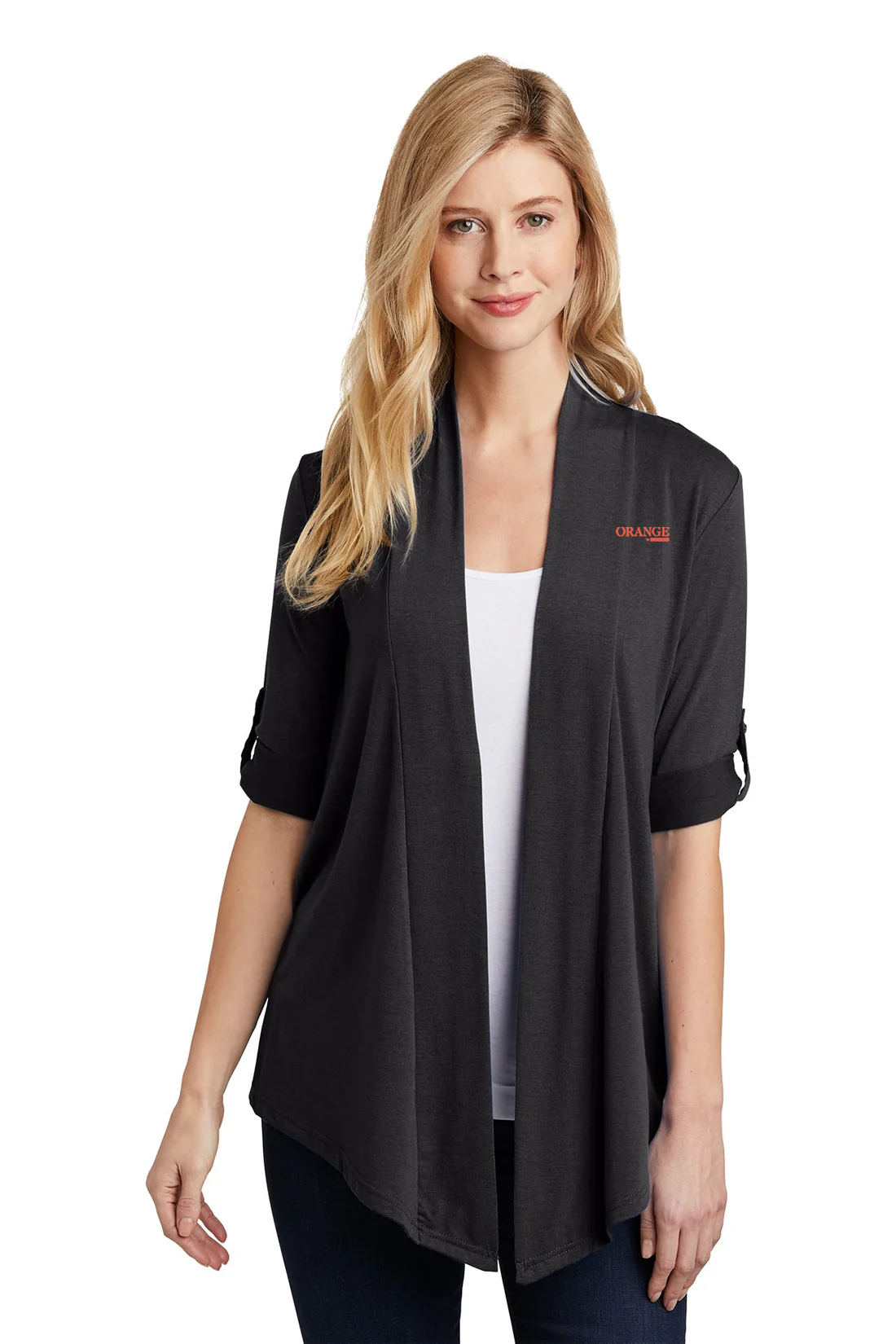 Port Authority Ladies Concept Shrug, Grey Smoke [Orange by Fooda]