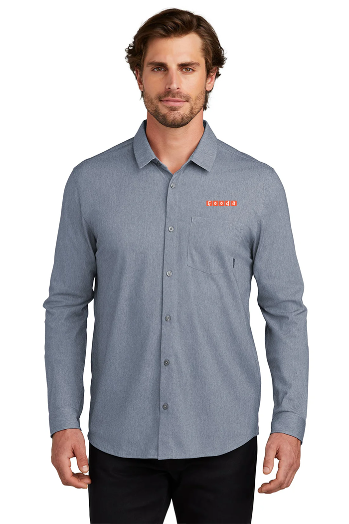OGIO Extend Button Down, Deep Blue Heather [Fooda]