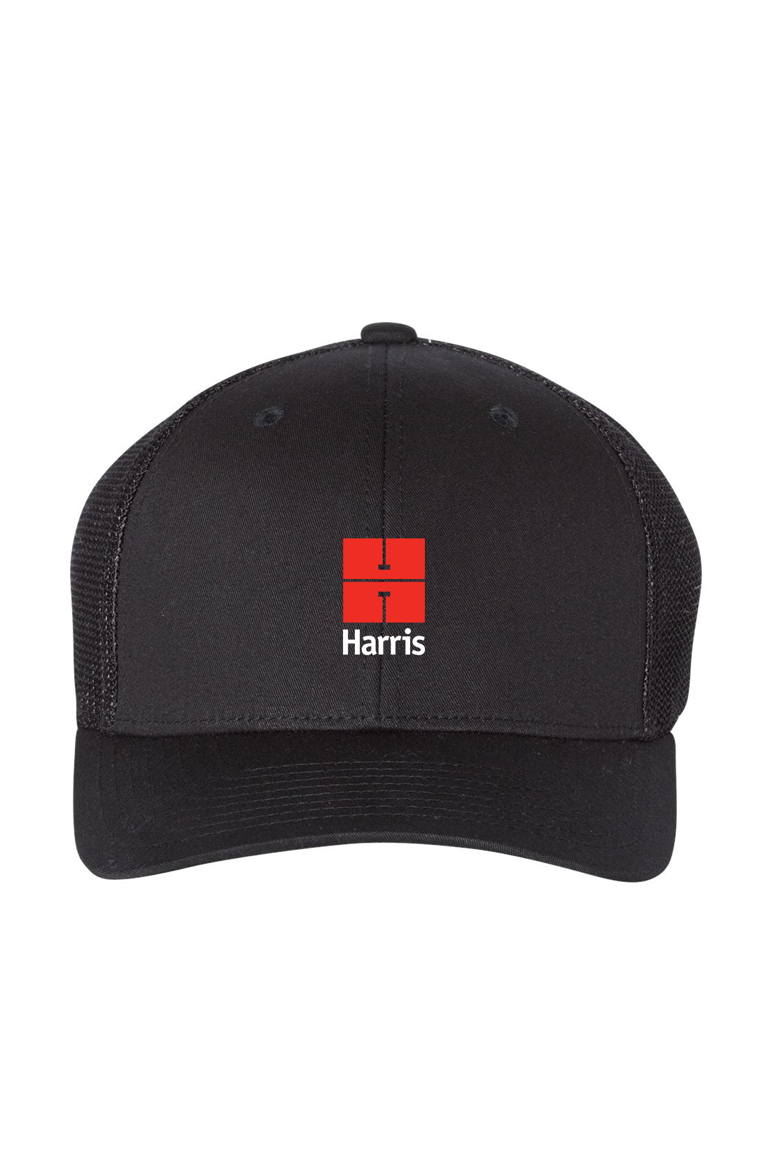 Richardson Flex Trucker Cap, Black [Harris & Associates]