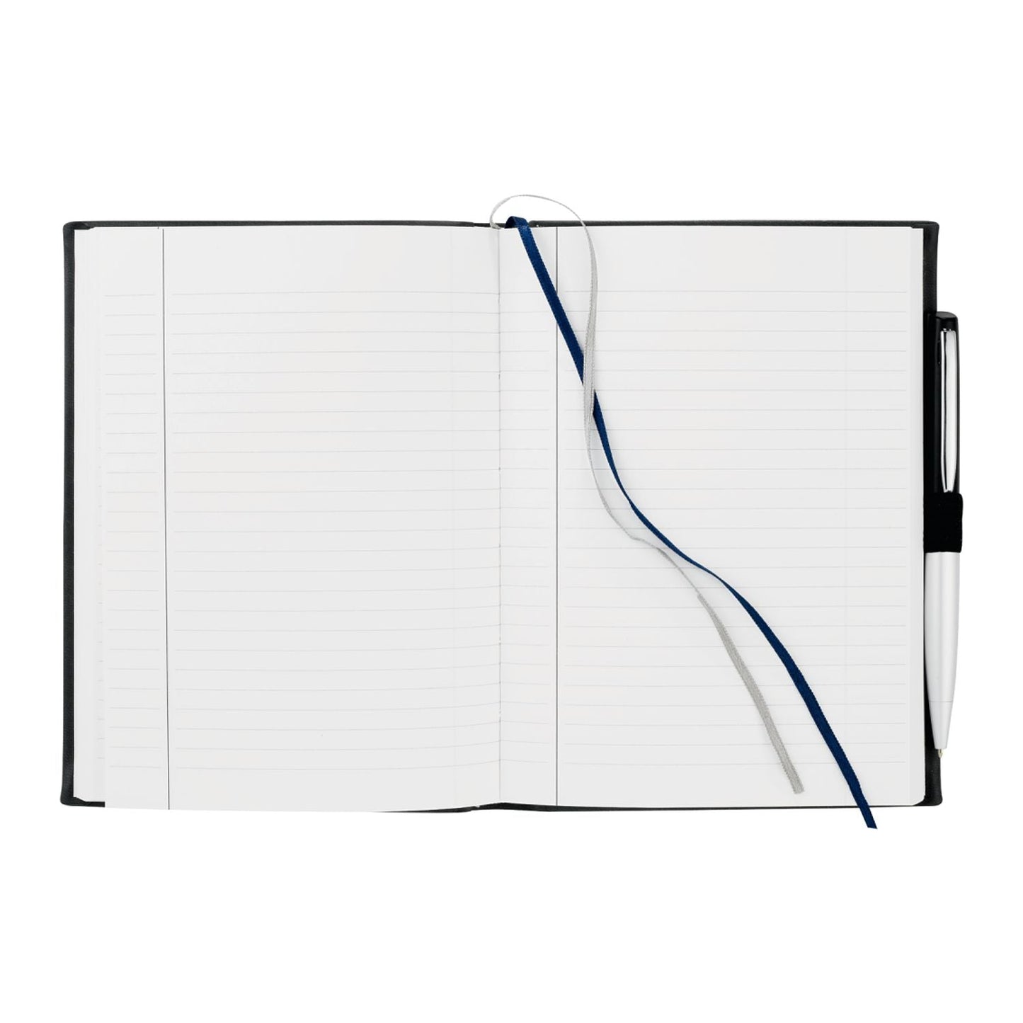 FSC Mix Pedova Bound Custom JournalBooks, Black [Stratus Technology Services]