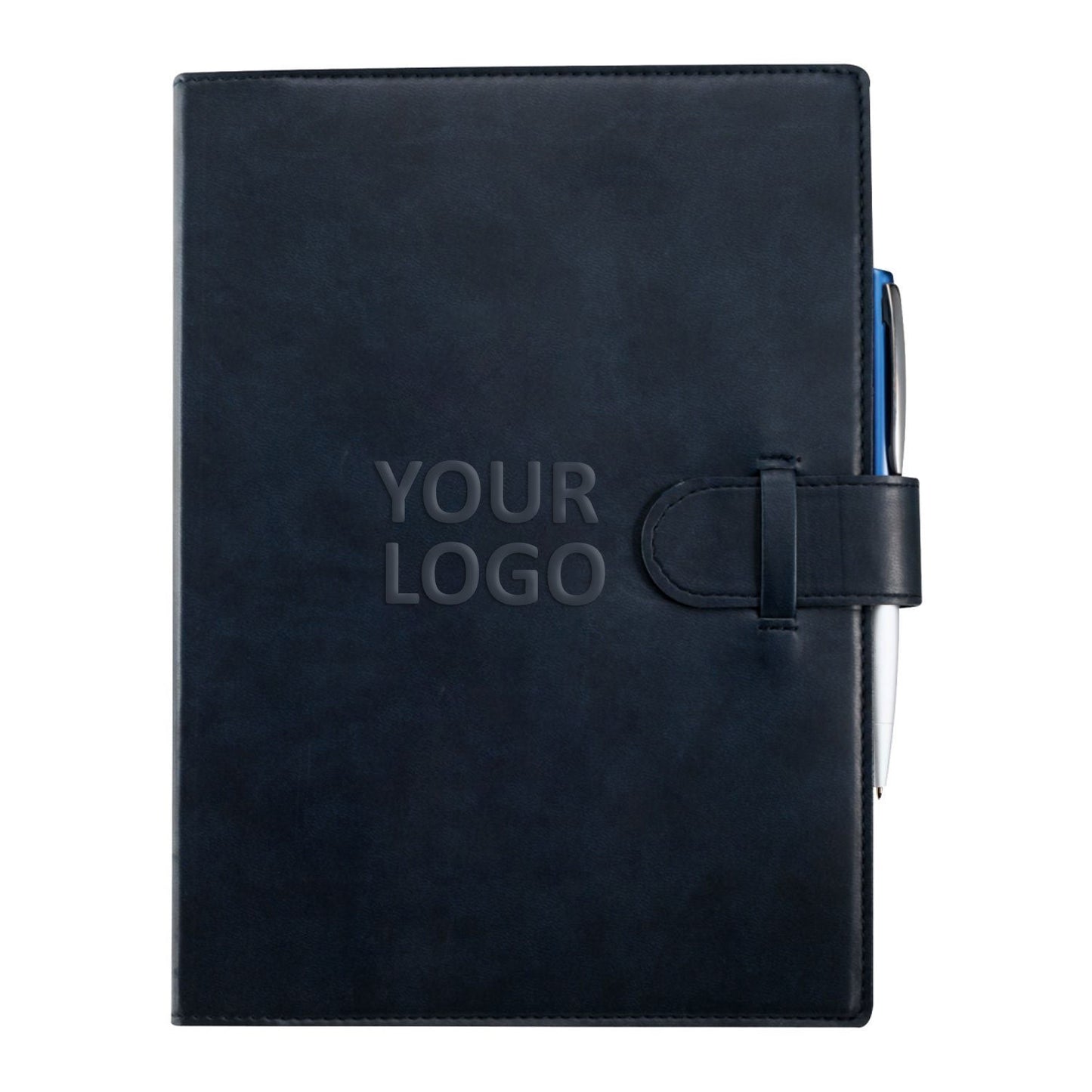 FSC Mix Dovana Large Custom JournalBooks, Navy [CEI Consulting]