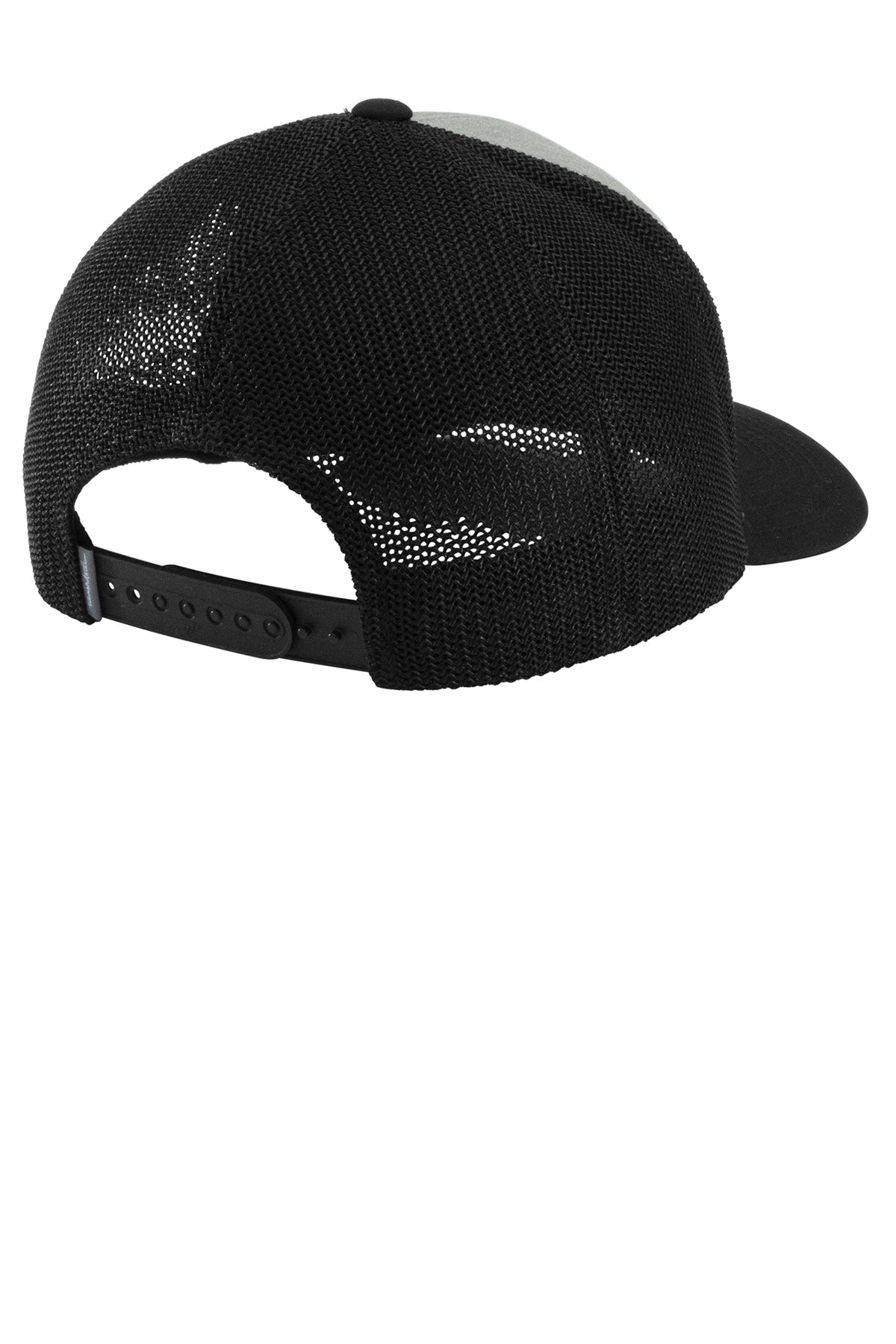 Custom TravisMathew Cruz Colorblock Trucker Caps, Heather Grey/ Black [LeVecke]