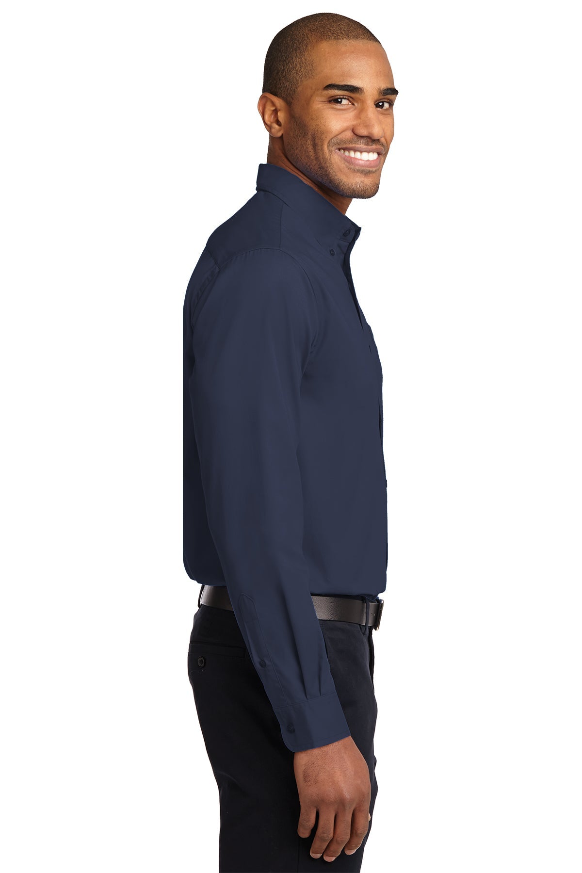 Port Authority Easy Care Custom Shirts, Navy/Light Stone [CommStar Credit Union]