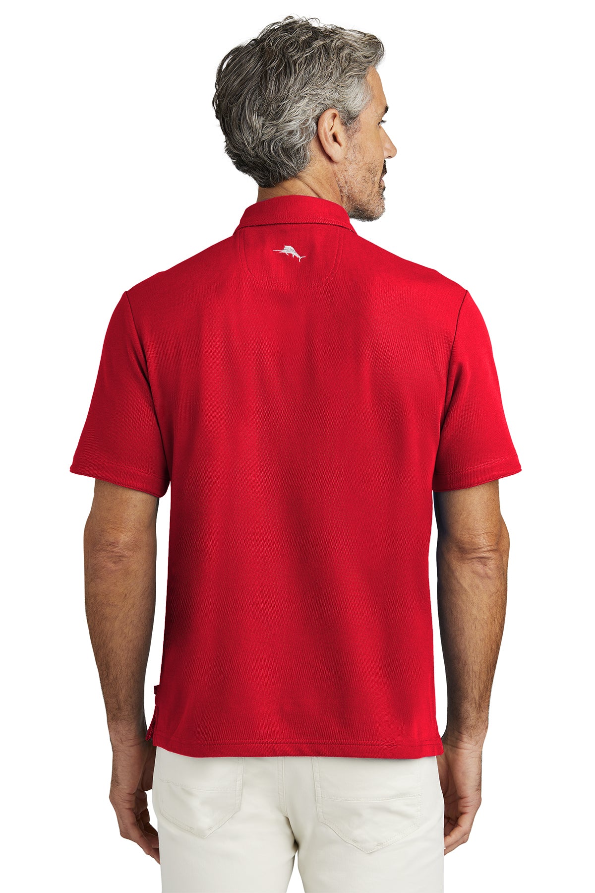 Custom Tommy Bahama 5 O Clock Polo T223508TB Poinsettia Red