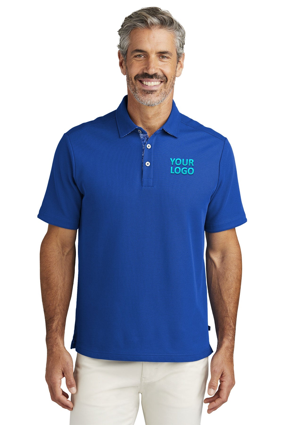 Tommy Bahama Team Blue T223508TB custom logo polo shirts