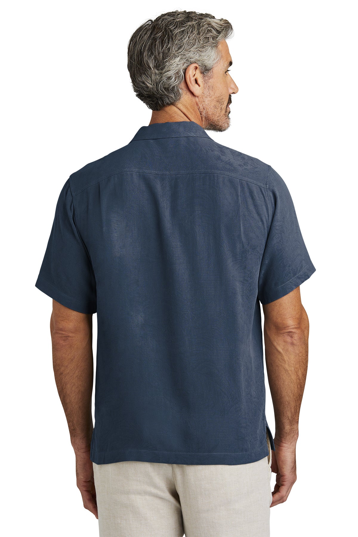 Custom Tommy Bahama Tropic Isles Shirt ST325384TB Navy [GuidePoint Security]