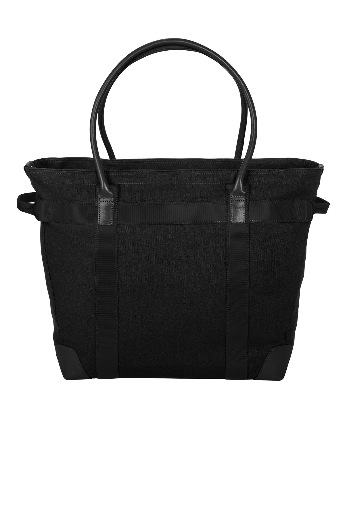 Brooks Brothers Wells Laptop Custom Totes, Black