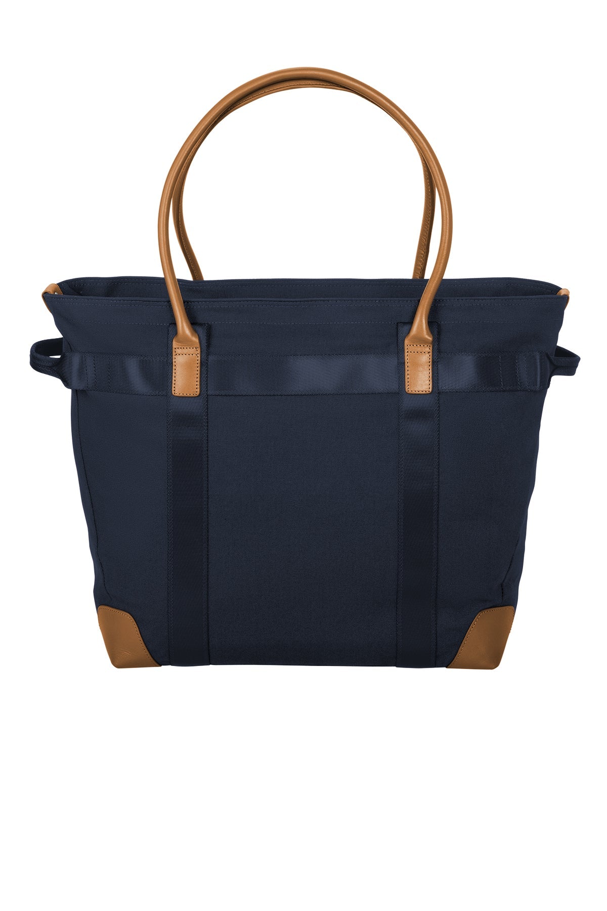 Brooks Brothers Wells Laptop Custom Totes, Navy Blazer