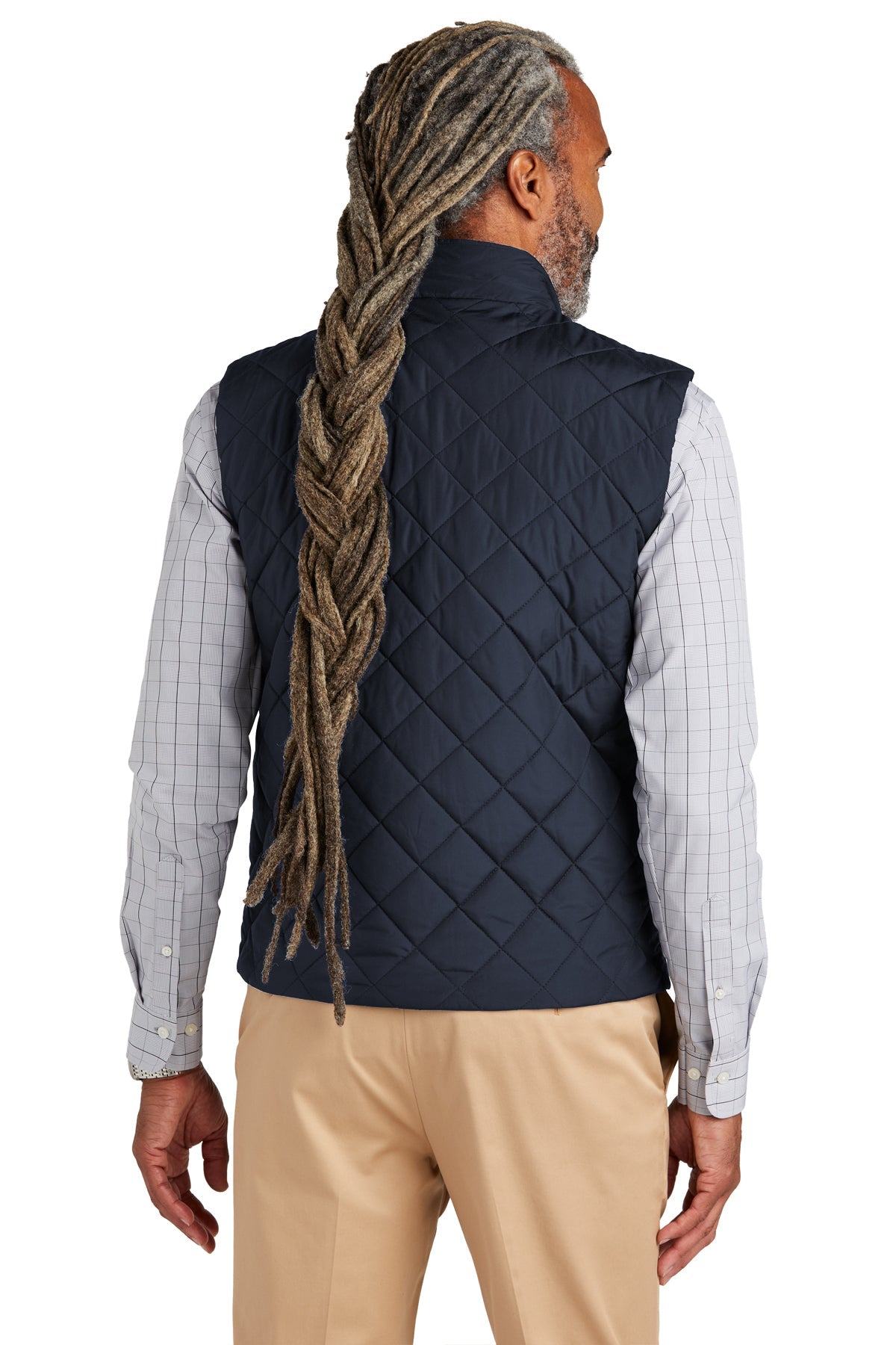 Brooks Brothers Quilted Vest, Night Navy [The Braff Group]