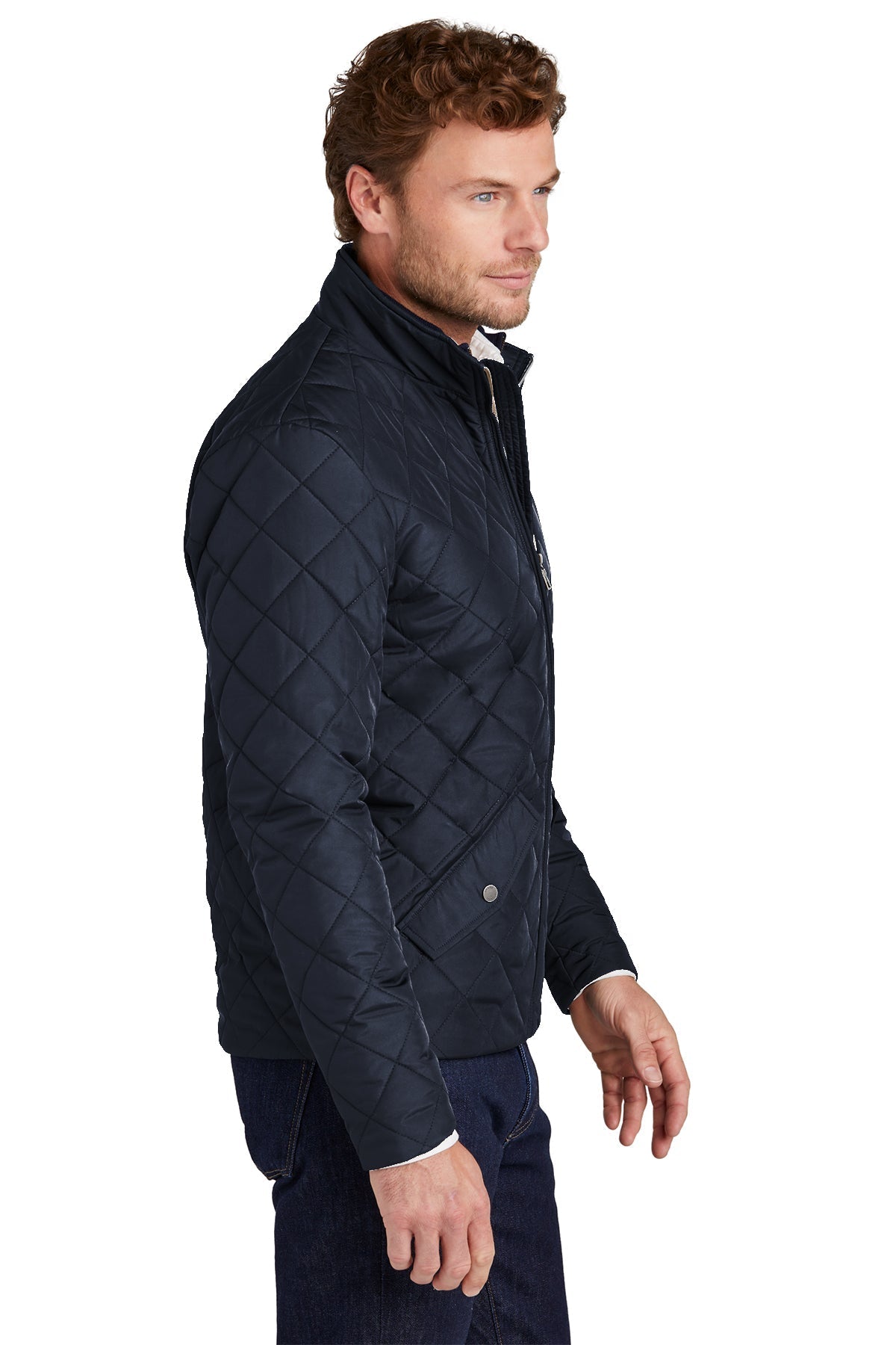 Brooks Brothers Quilted Jacket, Night Navy [The Braff Group]