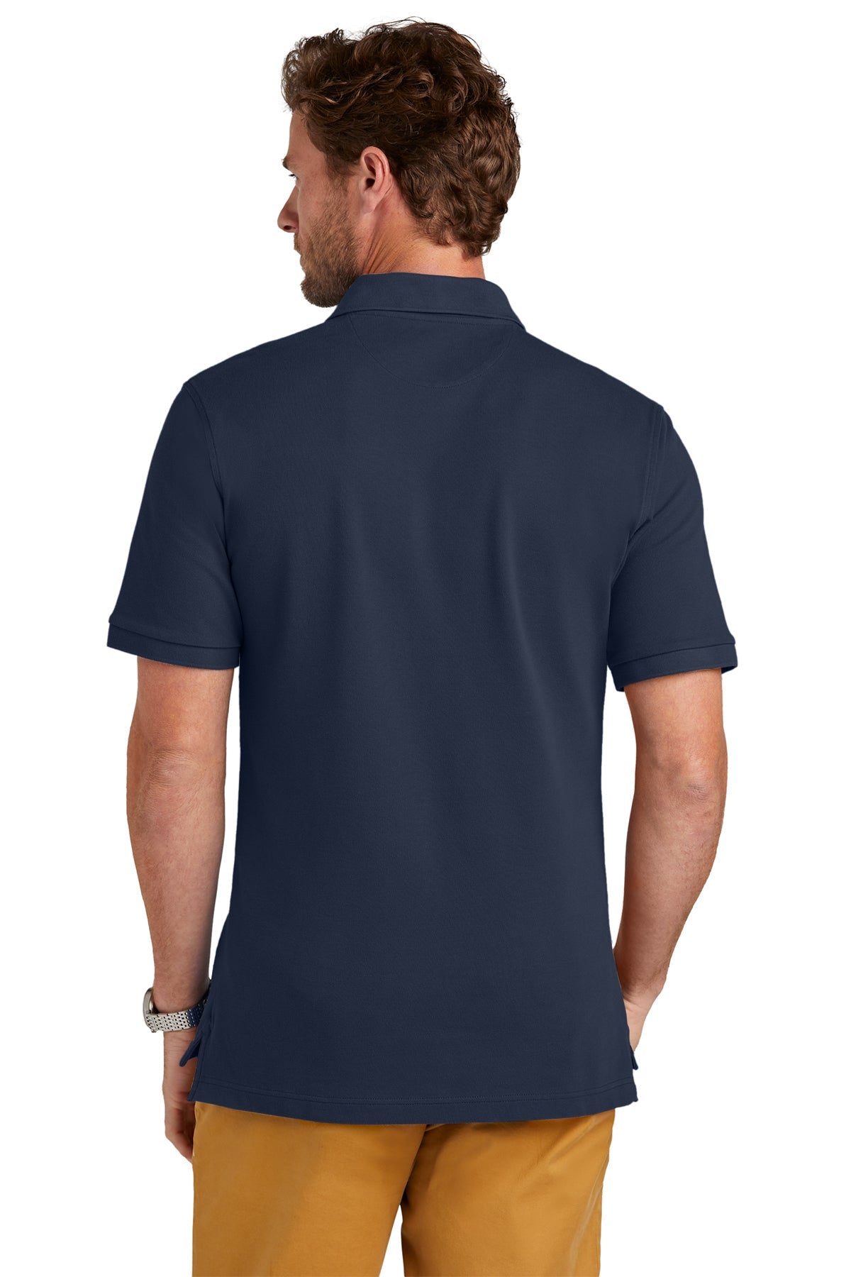 Brooks Brothers Pima Cotton Pique Polo, Navy Blaze [Matos Builders]