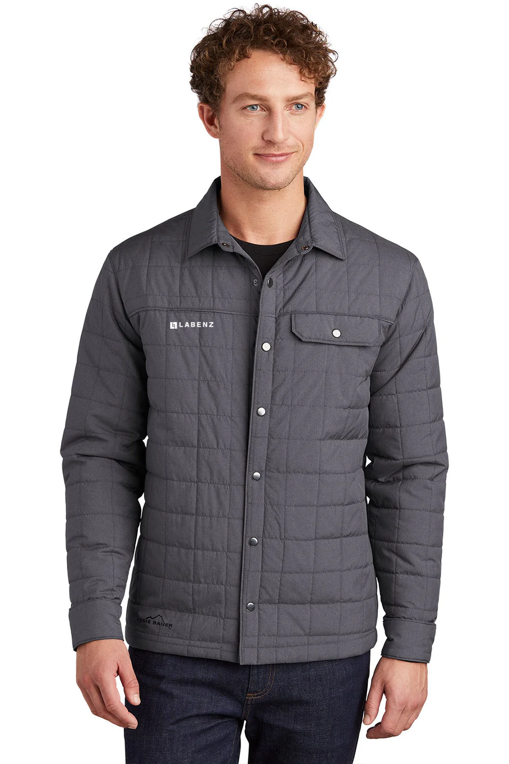 Eddie Bauer Shirt Jacket, Charcoal Grey Heather [Labenz & Associates]