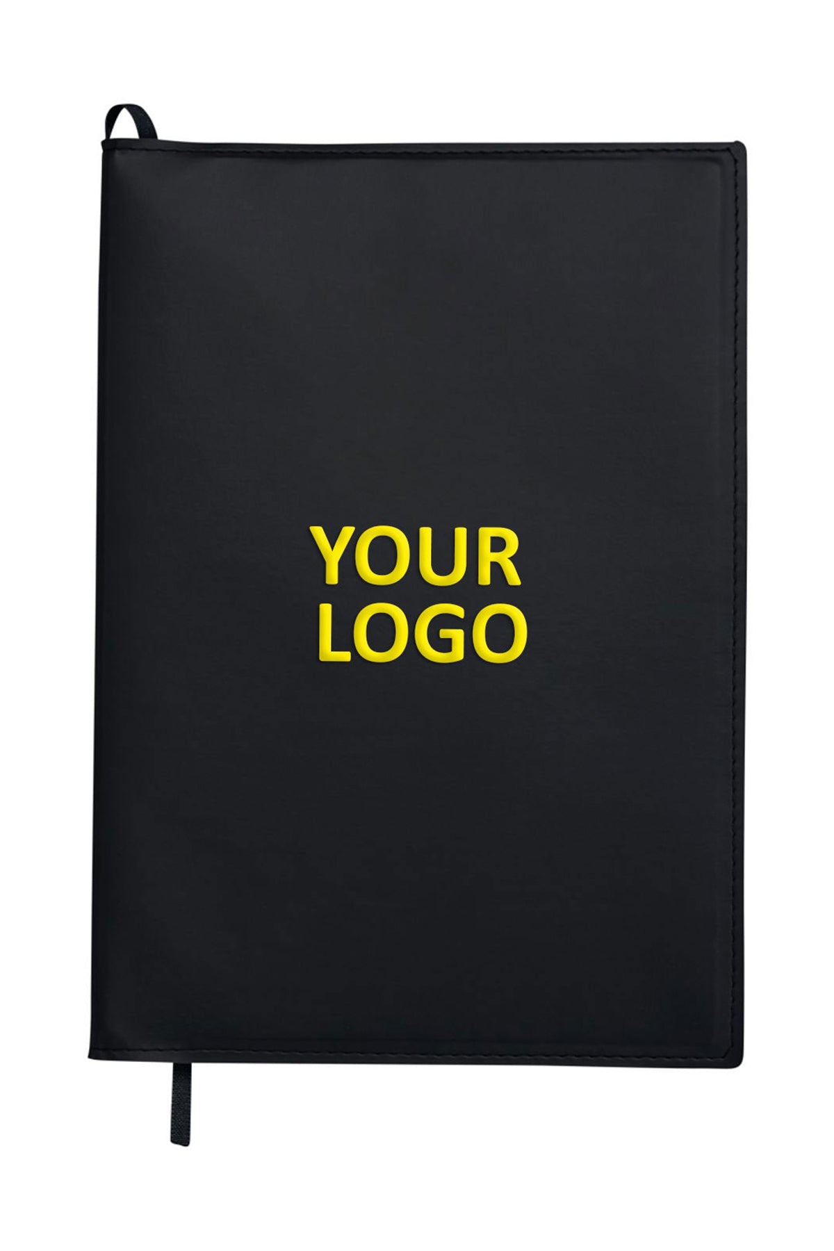 Mela Apple Leather Refillable Custom JournalBooks, Black