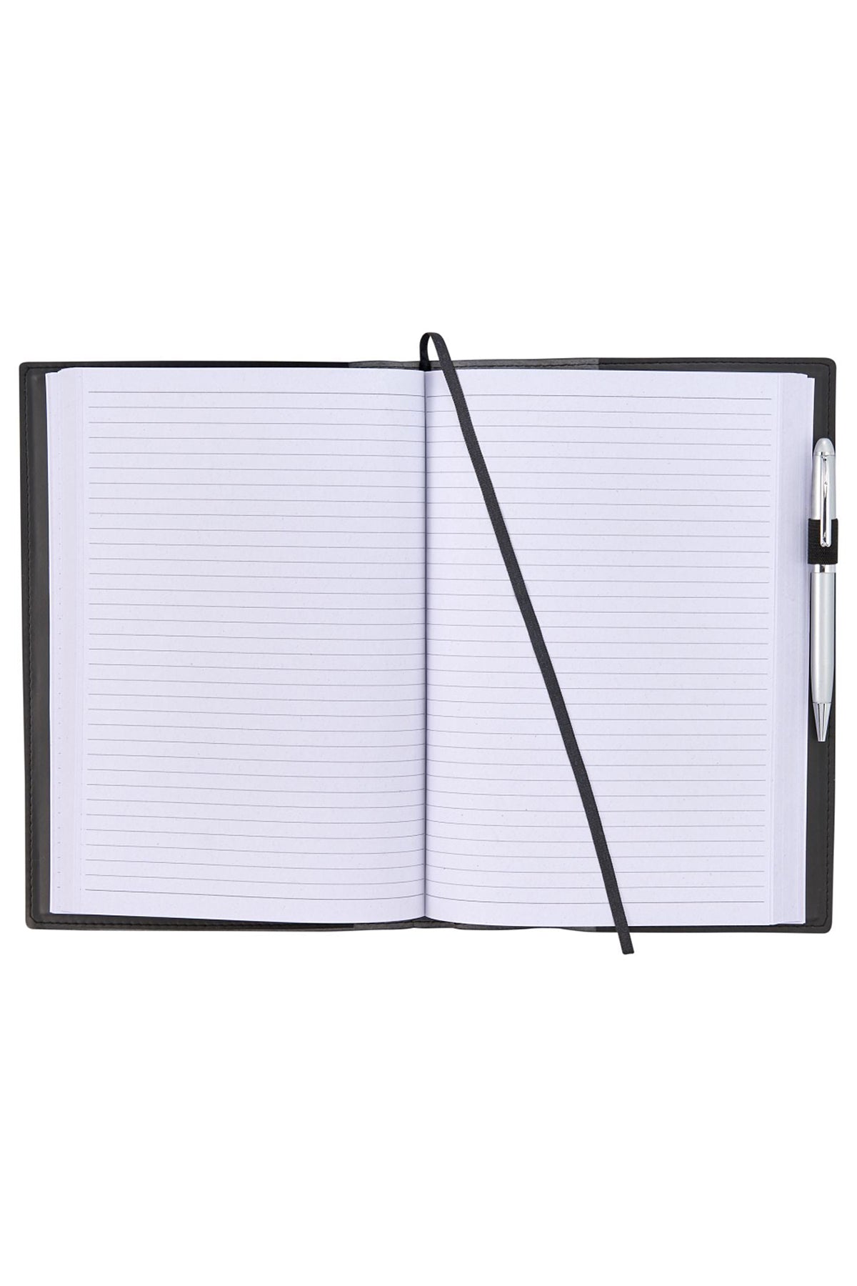 Mela Apple Leather Refillable Custom JournalBooks, Black