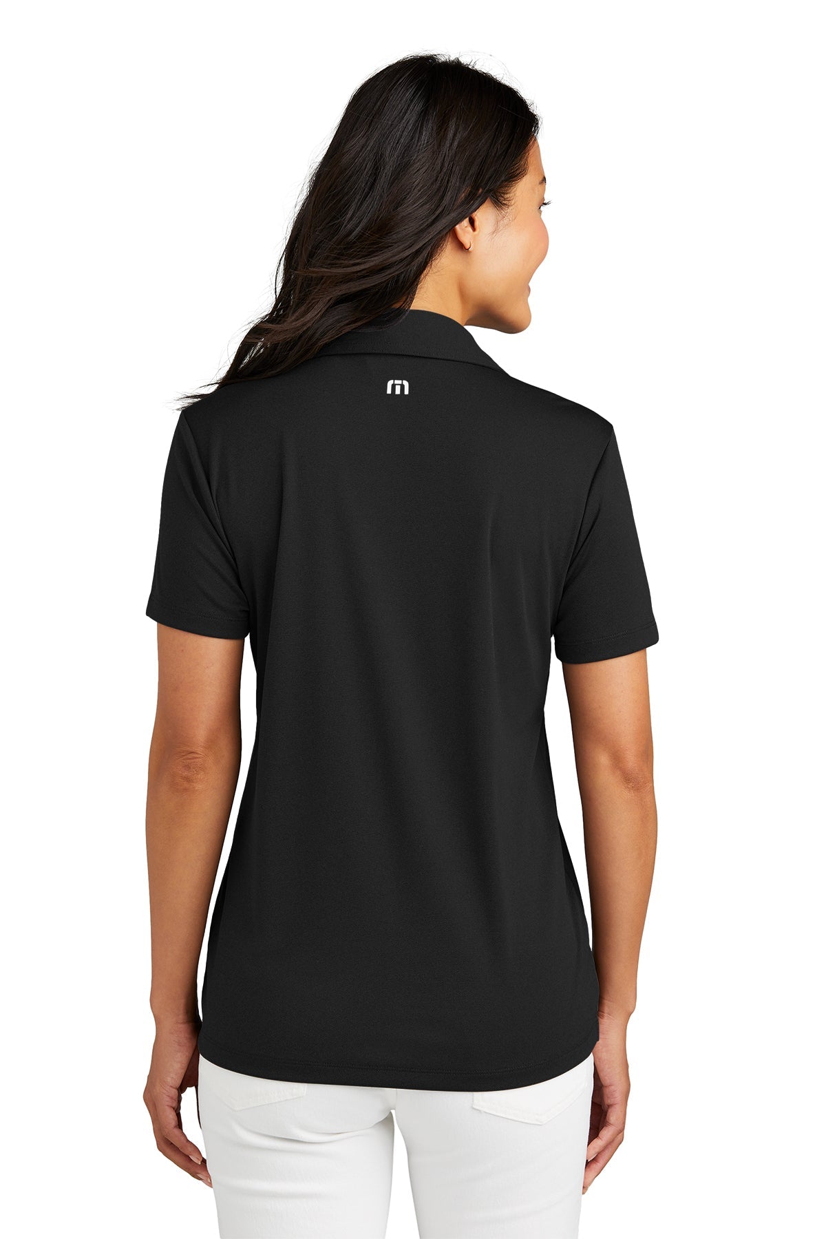 TravisMathew Ladies Coto Performance Polo, Black [Cunningham & Associates, LLC]