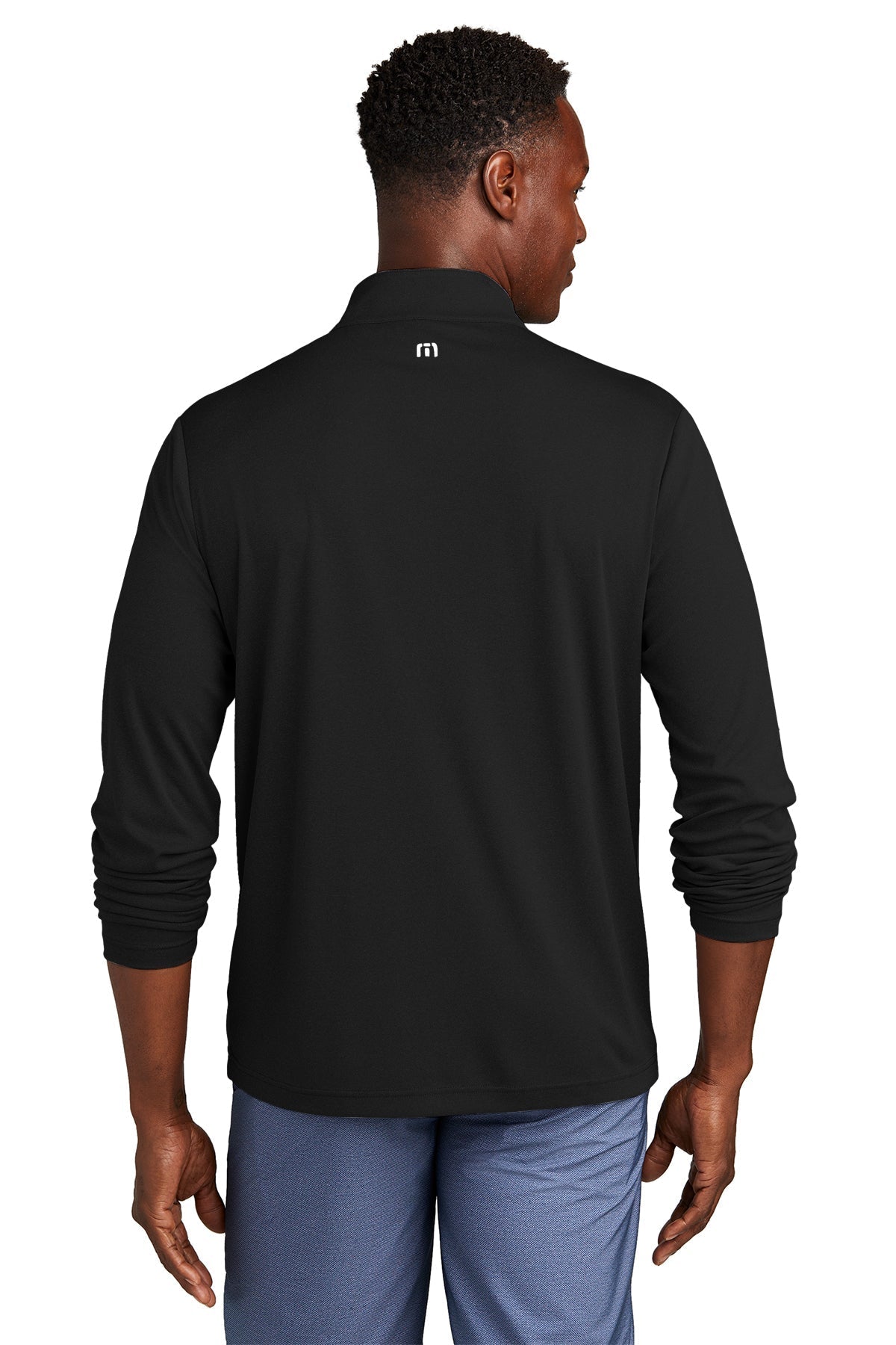 TravisMathew Coto Performance Quarter-Zip, Black [Real8 Group]