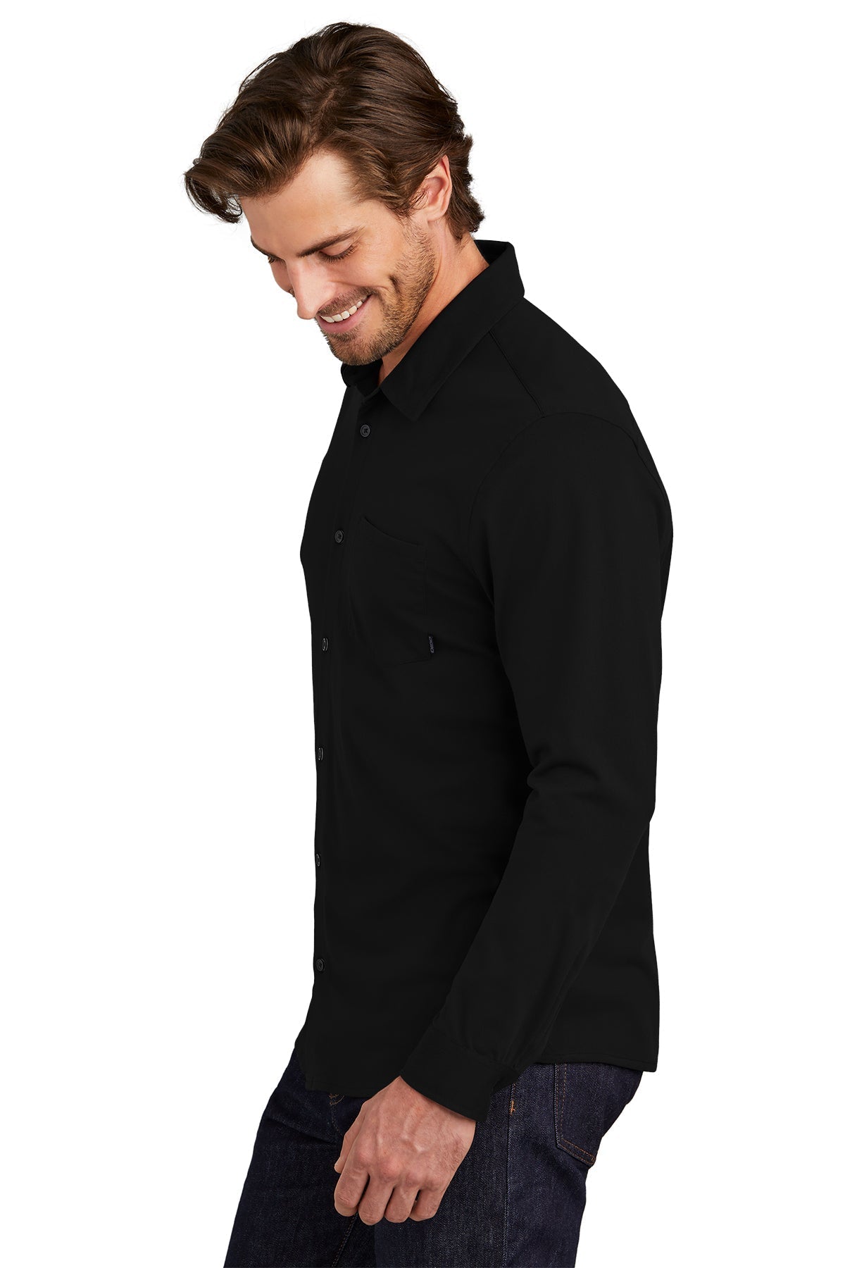 OGIO Extend Customzied Button Downs, Blacktop [Lake Erie Arms]