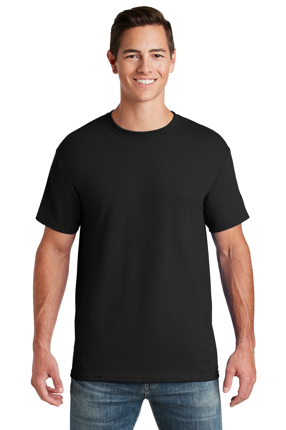 Jerzees Dri-Power Active 50/50 Cotton/Poly T-Shirt 29M Black [Abilene Football Officials]