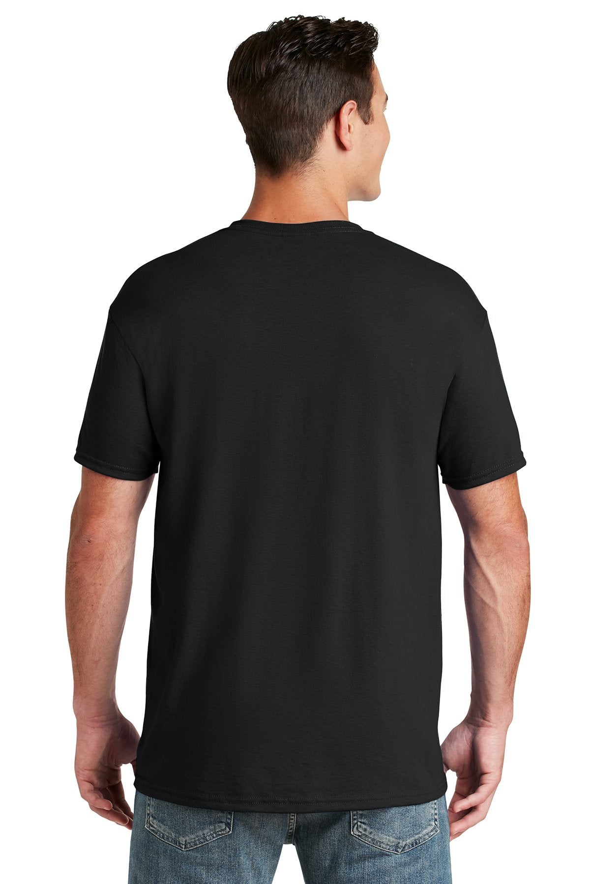 Jerzees Dri-Power Active 50/50 Cotton/Poly T-Shirt 29M Black [Abilene Football Officials]