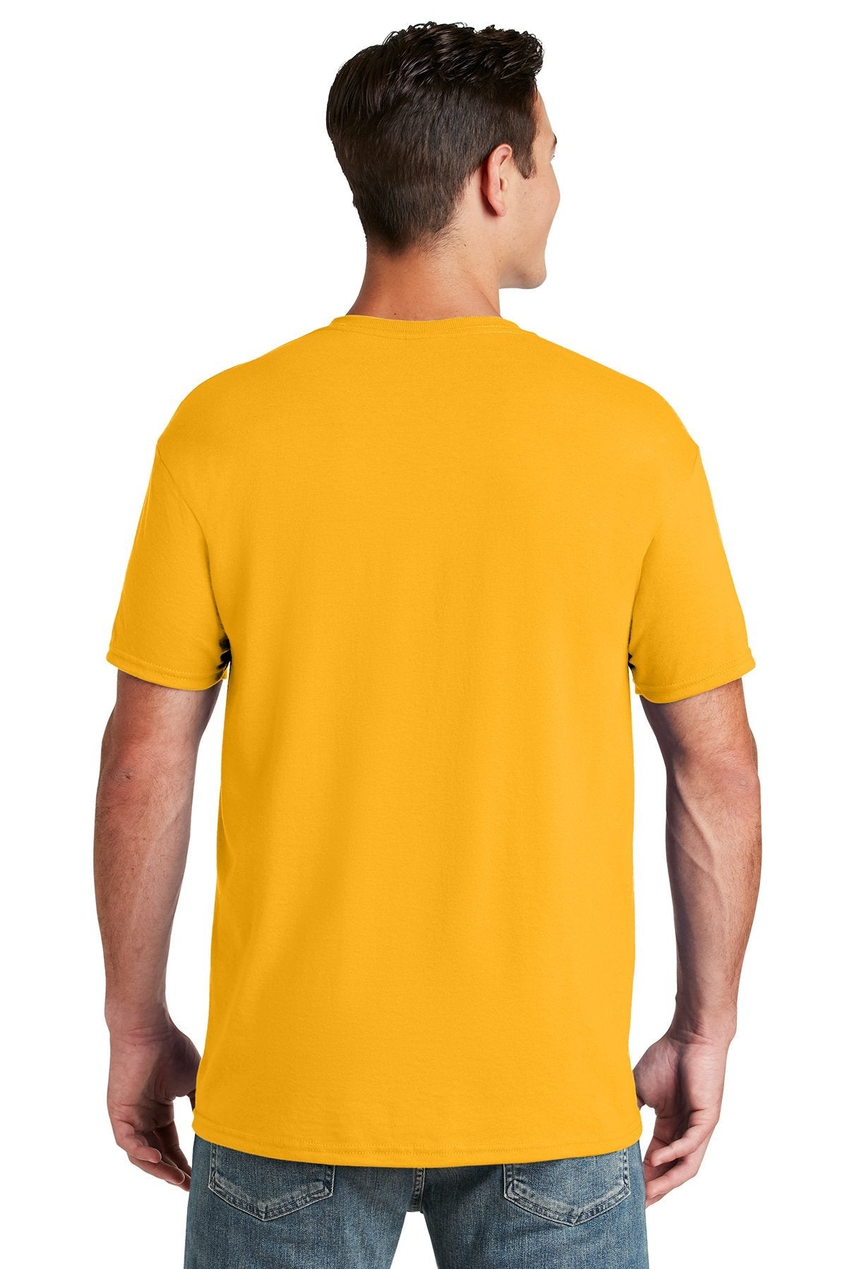 Jerzees Dri-Power Active 50/50 Cotton/Poly T-Shirt 29M Gold [Milford Mining Company Utah]