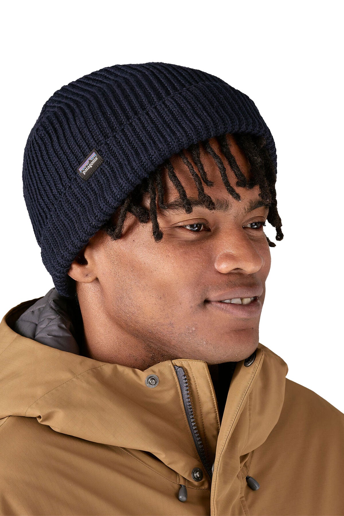 Patagonia Fisherman's Custom Rolled Beanies, Navy Blue
